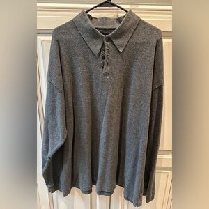 Bill Blass 2XLT Long Sleeve Collared Shirt